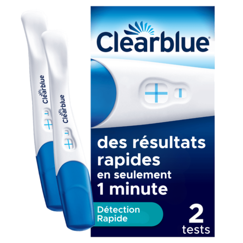 Clearblue Test de Grossesse Détection Rapide - Lot de 2
