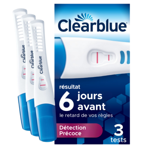 Clearblue Test de Grossesse Ultra Précoce Avancé - Pack de 3