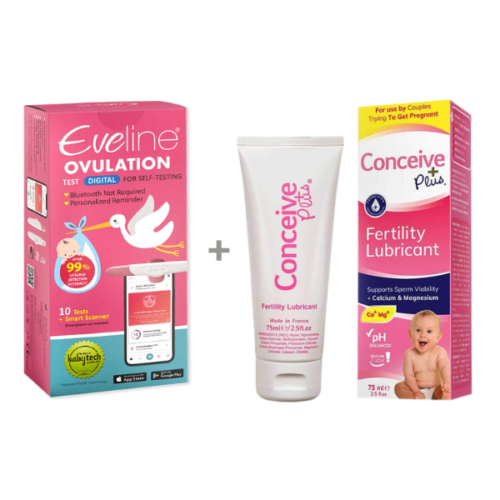 Système de fertilité intelligent Eveline & Conceive Plus 75ml — Kit complet pour identifier le bon moment et maximiser vos chances
