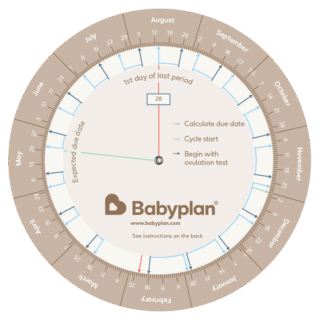 Babyplan ovulation test wheel