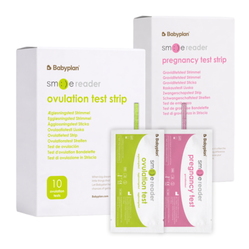 Smile Reader – Pack de 10 Tests d'Ovulation et 5 Tests de Grossesse