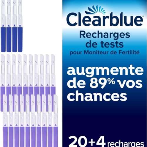 Bâtonnets de test pour Moniteur de Fertilité Avancé Clearblue - 20+4 pièces