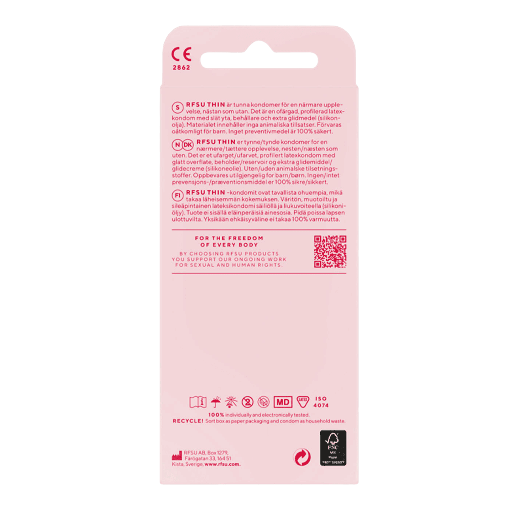 RFSU Préservatifs Thin 10 pièces – Image 2