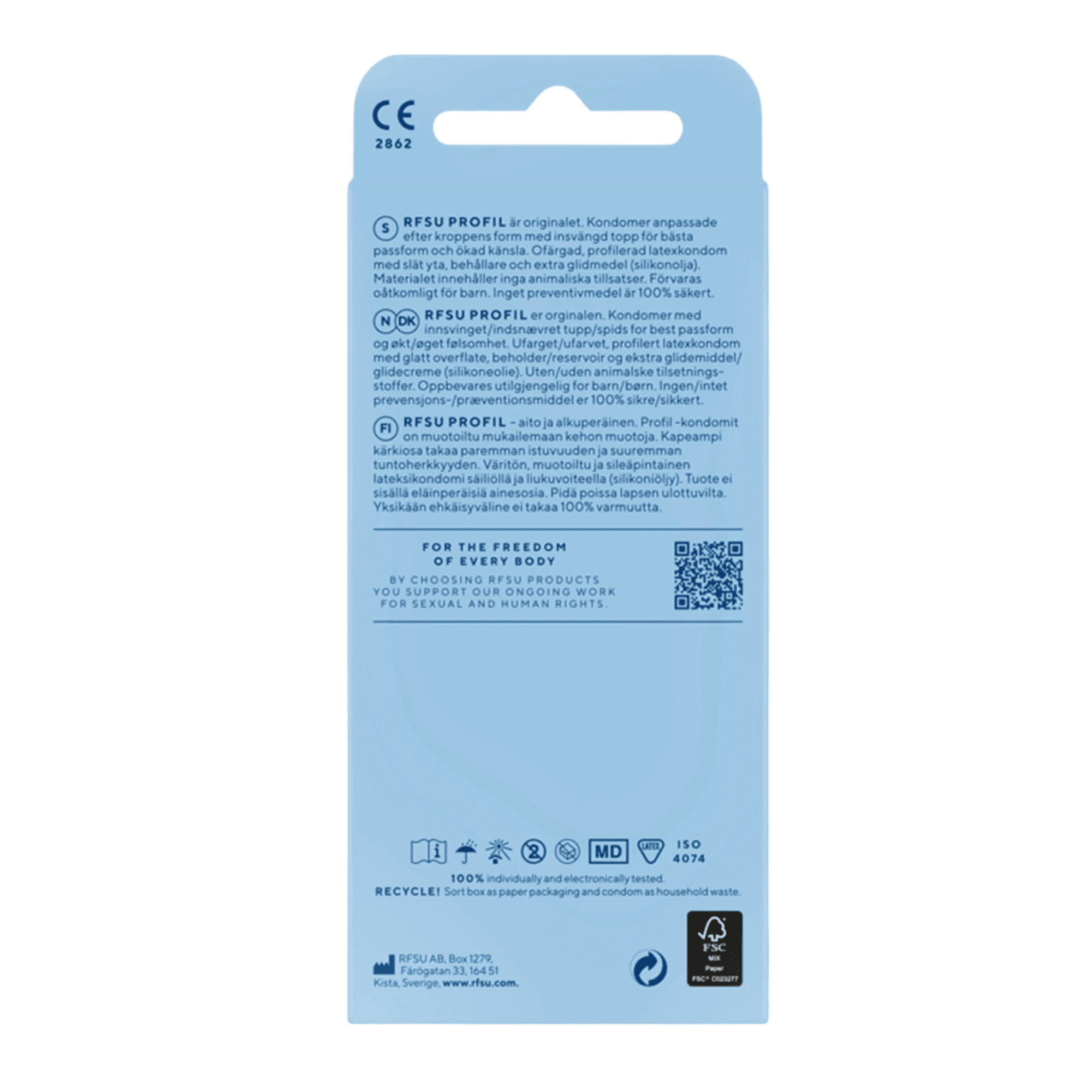RFSU Préservatifs Profil 10 pièces – Image 2