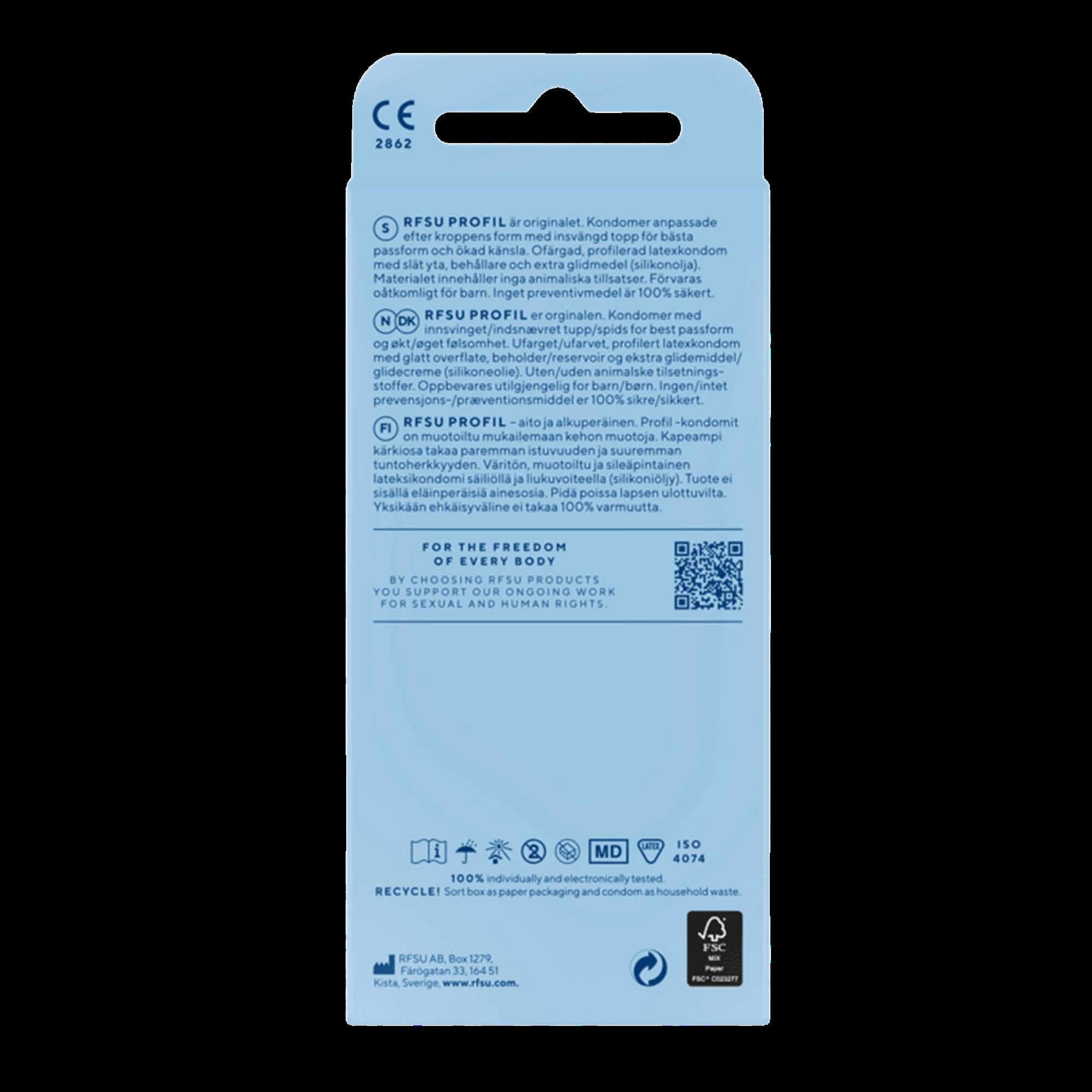 RFSU Préservatifs Profil 30 pièces – Image 3