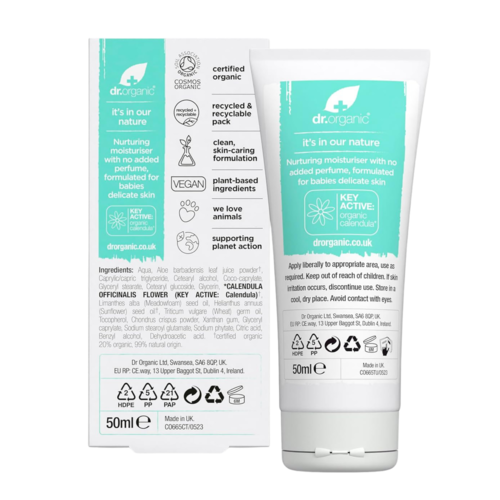 Dr Organic Crème Hydratante Bébé 50ml – Image 3