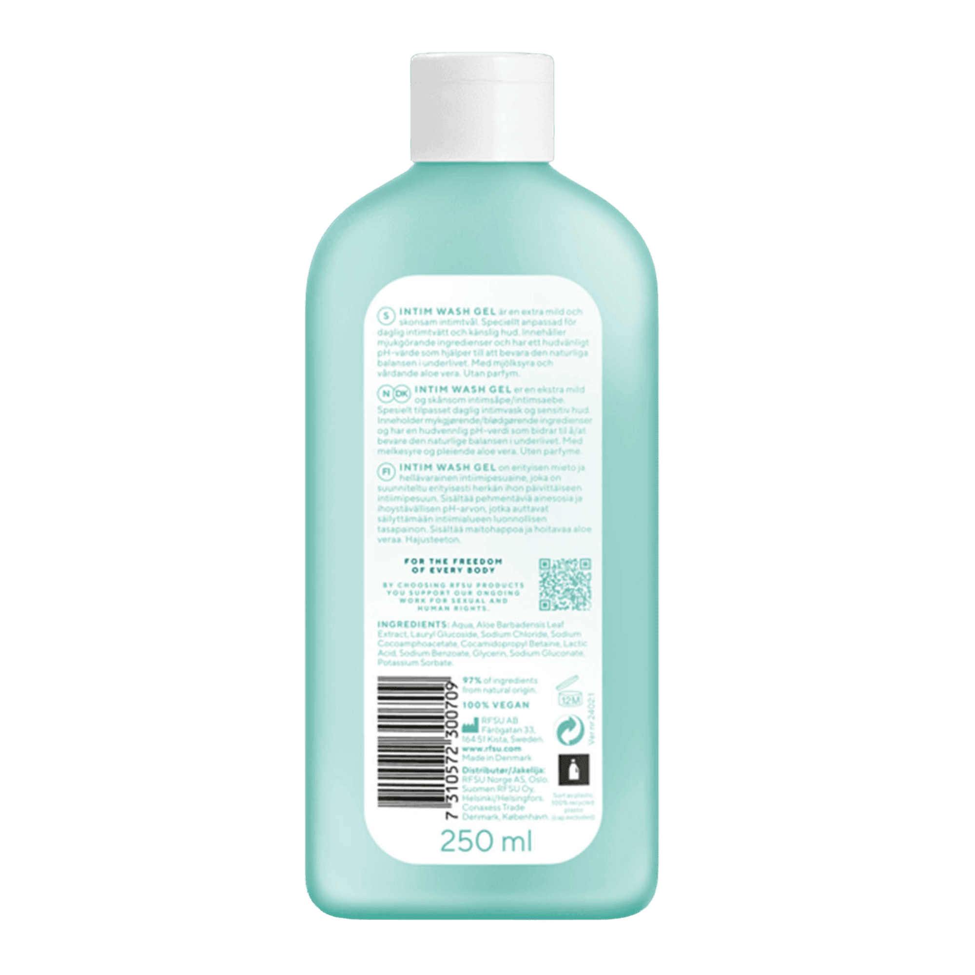 RFSU Gel Lavant Intime 250ml – Image 2