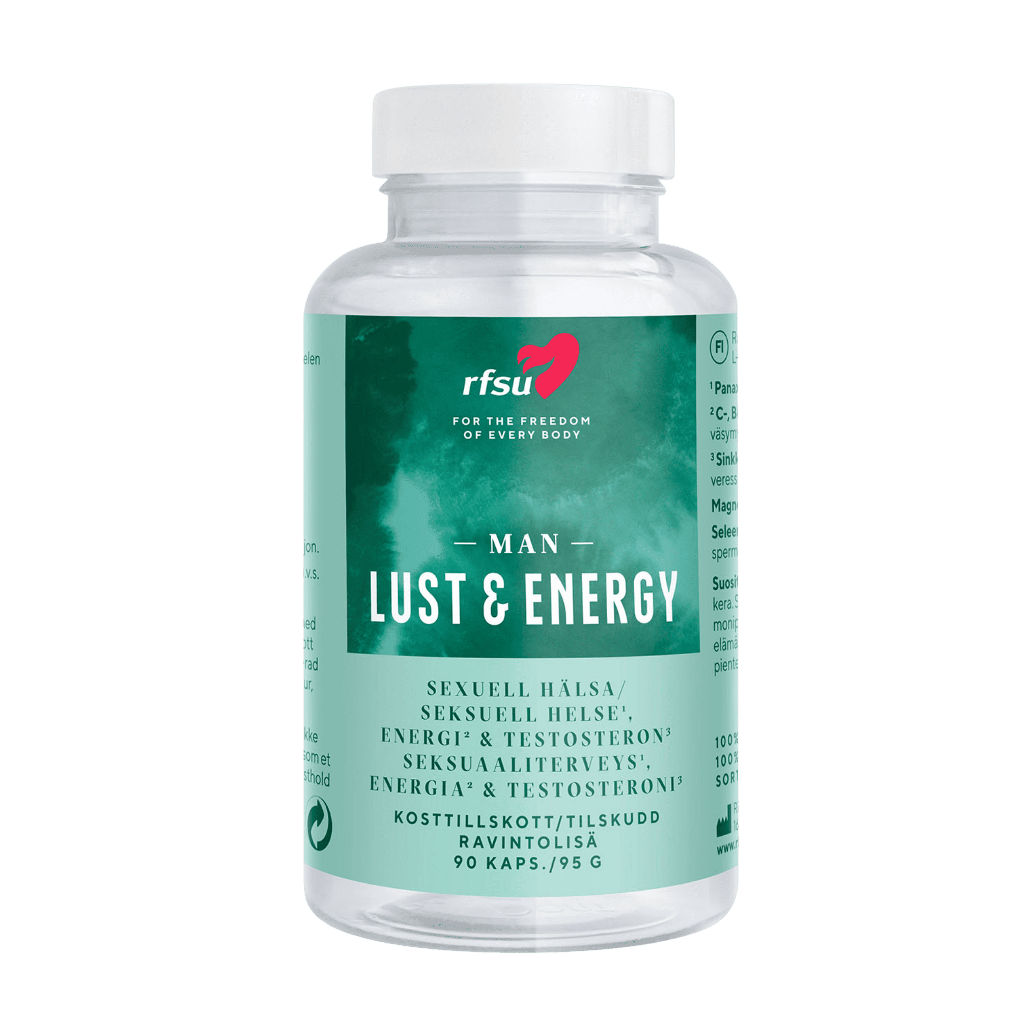 RFSU Lust & Energy Homme 90 gélules – Image 2